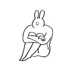 Rabbit's name is Saki sticker #13209009