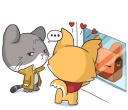 Meow, Tokyo et Paris sticker #13209569