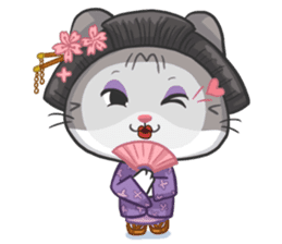 Meow, Tokyo et Paris sticker #13209573