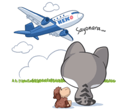 Meow, Tokyo et Paris sticker #13209582