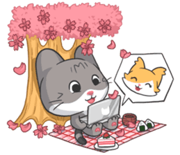 Meow, Tokyo et Paris sticker #13209586