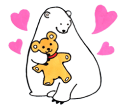 Unrestrained Polar Bear sticker #13210035