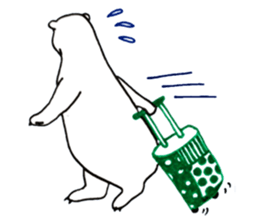 Unrestrained Polar Bear sticker #13210038