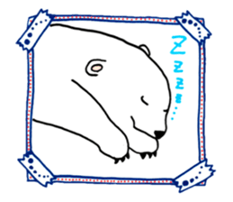 Unrestrained Polar Bear sticker #13210064
