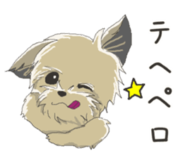 Cutie Yorkshire Terrier sticker #13210189