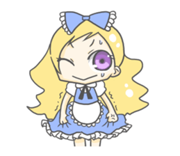 Sticker for social game by Alice sticker #13210254