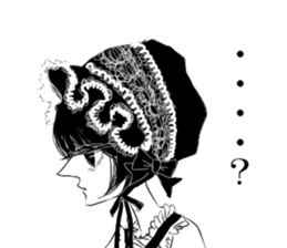 cute fasion girl sticker #13210326