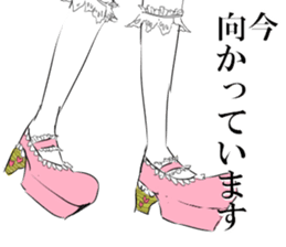 cute fasion girl sticker #13210331