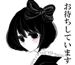 cute fasion girl sticker #13210337