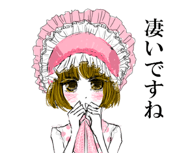 cute fasion girl sticker #13210341