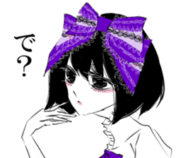 cute fasion girl sticker #13210347