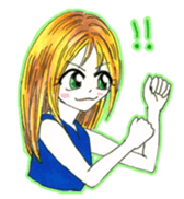 Conversation in French and Japanese. sticker #13210946