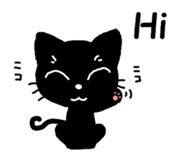 Very black cat 4 sticker #13211431