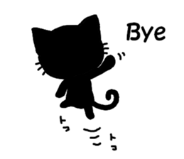 Very black cat 4 sticker #13211437