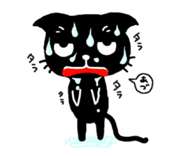 Very black cat 4 sticker #13211460