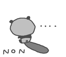 Non cute panda stickers! sticker #13211998