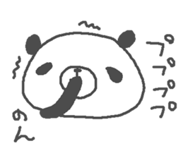 Non cute panda stickers! sticker #13212014