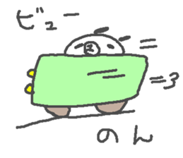 Non cute panda stickers! sticker #13212022