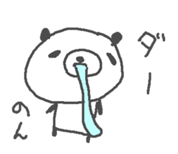 Non cute panda stickers! sticker #13212028