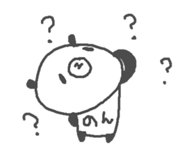 Non cute panda stickers! sticker #13212029