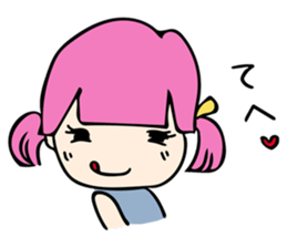 A warmly lady "MACHI-TAN" sticker #13212168