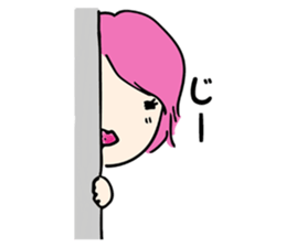 A warmly lady "MACHI-TAN" sticker #13212180