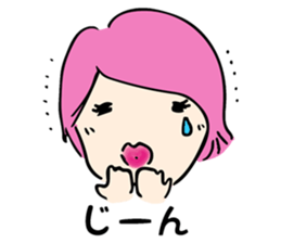 A warmly lady "MACHI-TAN" sticker #13212182