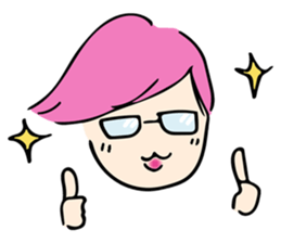 A warmly lady "MACHI-TAN" sticker #13212183