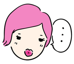 A warmly lady "MACHI-TAN" sticker #13212186