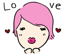 A warmly lady "MACHI-TAN" sticker #13212187