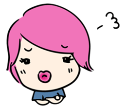 A warmly lady "MACHI-TAN" sticker #13212188