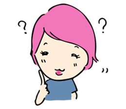 A warmly lady "MACHI-TAN" sticker #13212189