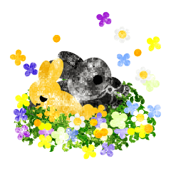 Pretty Little Rabbits Sticker 3