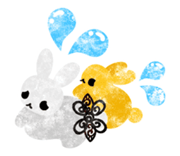 Pretty Little Rabbits Sticker 3 sticker #13212279