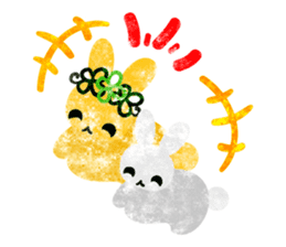 Pretty Little Rabbits Sticker 3 sticker #13212284