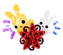 Pretty Little Rabbits Sticker 3 sticker #13212287