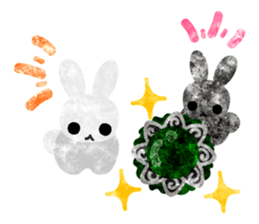 Pretty Little Rabbits Sticker 3 sticker #13212288