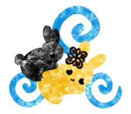 Pretty Little Rabbits Sticker 3 sticker #13212290