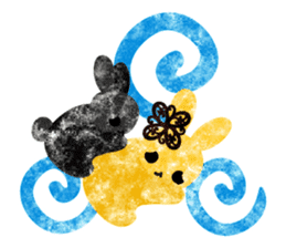 Pretty Little Rabbits Sticker 3 sticker #13212290