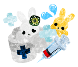 Pretty Little Rabbits Sticker 3 sticker #13212291