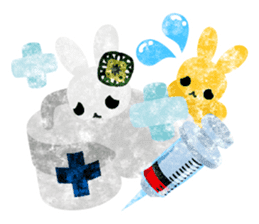 Pretty Little Rabbits Sticker 3 sticker #13212291