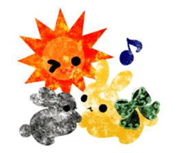 Pretty Little Rabbits Sticker 3 sticker #13212296