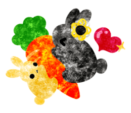 Pretty Little Rabbits Sticker 3 sticker #13212301