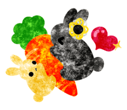 Pretty Little Rabbits Sticker 3 sticker #13212301