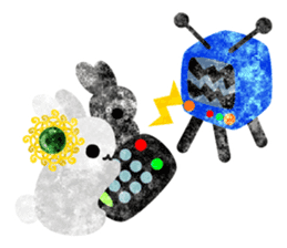 Pretty Little Rabbits Sticker 3 sticker #13212303