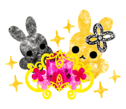 Pretty Little Rabbits Sticker 3 sticker #13212305