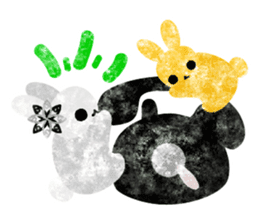 Pretty Little Rabbits Sticker 3 sticker #13212309