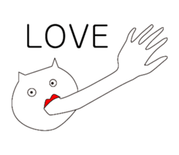 Neutral cat sticker #13212355