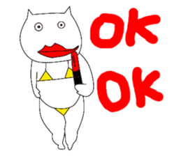 Neutral cat sticker #13212357