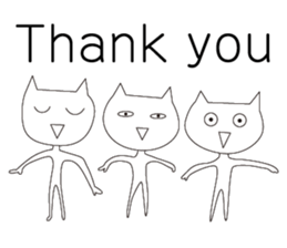 Neutral cat sticker #13212364